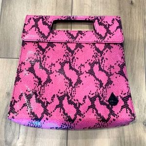 Volcom large retro snakeskin purse